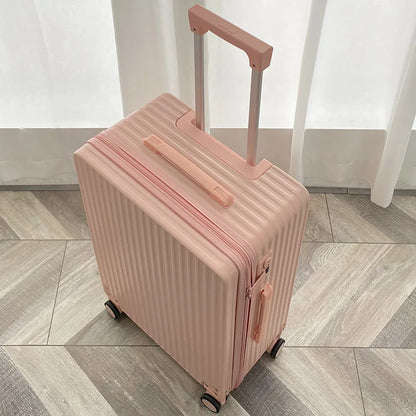 Luggage box, female flip top trolley box, male small fresh travel password box, student internet red