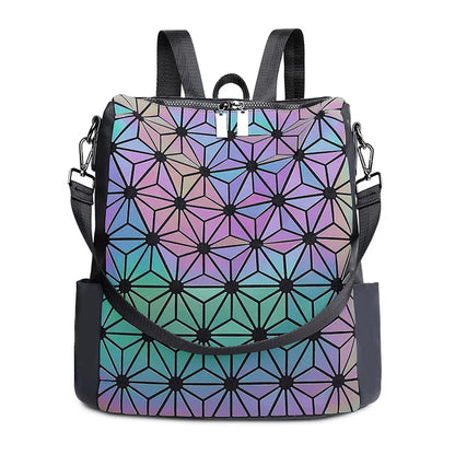 Luminous large Women Backpack Female Sequin Travel Bag School Backpack For Teenage Girls holographic Bagpack sac a dos mochila