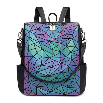 Luminous large Women Backpack Female Sequin Travel Bag School Backpack For Teenage Girls holographic Bagpack sac a dos mochila