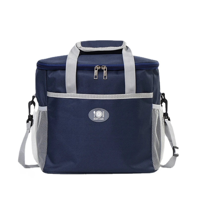 Lunch Bag Students Work Large-capacity Waterproof Portable Insulation Bag Thickened Aluminum Foil Insulation Ice Pack Picnic