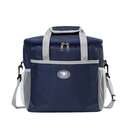 Lunch Bag Students Work Large-capacity Waterproof Portable Insulation Bag Thickened Aluminum Foil Insulation Ice Pack Picnic