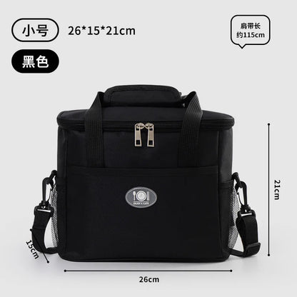 Lunch Bag Students Work Large-capacity Waterproof Portable Insulation Bag Thickened Aluminum Foil Insulation Ice Pack Picnic