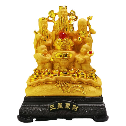 Lushou Samsung ornaments God of Wealth opened and moved to a new home. business gifts living room TV cabinet technolog