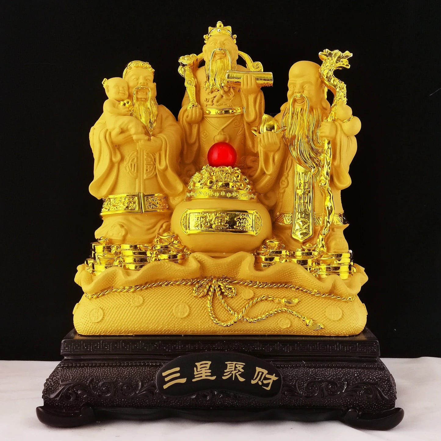 Lushou Samsung ornaments God of Wealth opened and moved to a new home. business gifts living room TV cabinet technolog