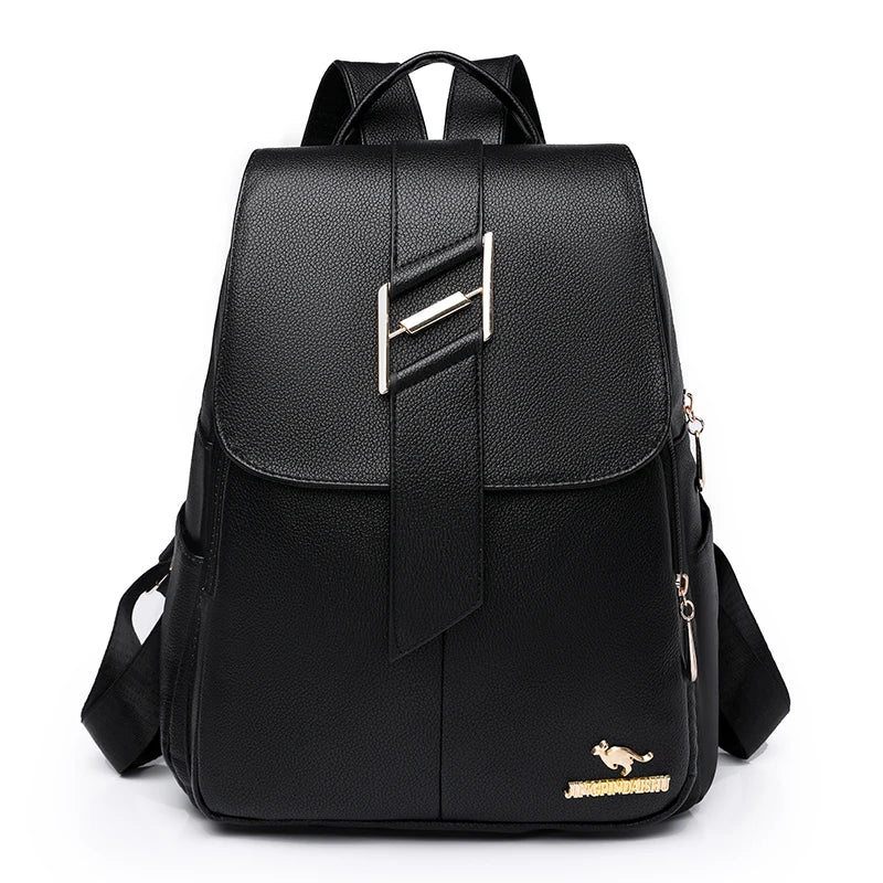 Luxury Backpack Women's Brand Designer Backpack PU Anti Theft Schoolbags Double Shoulder Single Shoulder Switchable Design Bags
