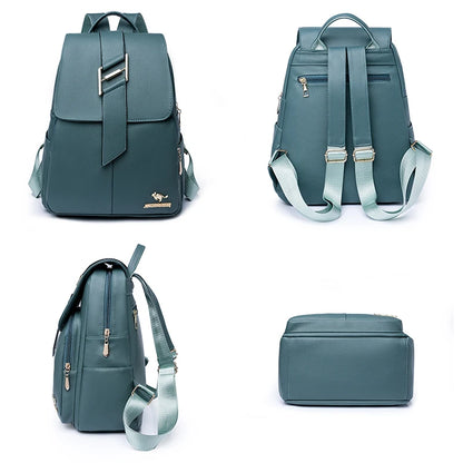 Luxury Backpack Women's Brand Designer Backpack PU Anti Theft Schoolbags Double Shoulder Single Shoulder Switchable Design Bags