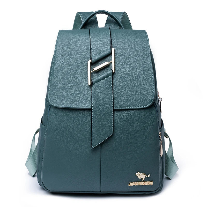 Luxury Backpack Women's Brand Designer Backpack PU Anti Theft Schoolbags Double Shoulder Single Shoulder Switchable Design Bags