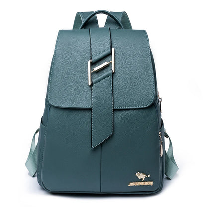 Luxury Backpack Women's Brand Designer Backpack PU Anti Theft Schoolbags Double Shoulder Single Shoulder Switchable Design Bags
