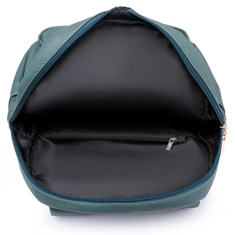 Luxury Backpack Women's Brand Designer Backpack PU Anti Theft Schoolbags Double Shoulder Single Shoulder Switchable Design Bags