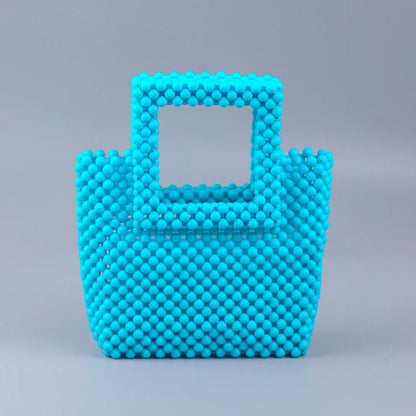 Luxury Beaded Square hand bag Colorful  Party Clutch Designer  Wedding Women Purses Handbags Chic Purse
