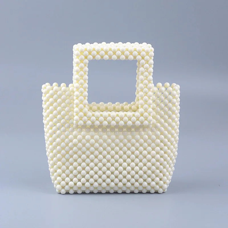 Luxury Beaded Square hand bag Colorful  Party Clutch Designer  Wedding Women Purses Handbags Chic Purse