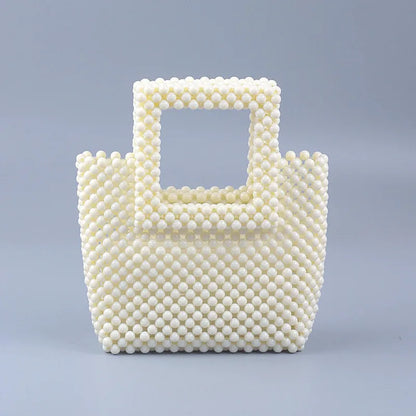 Luxury Beaded Square hand bag Colorful  Party Clutch Designer  Wedding Women Purses Handbags Chic Purse