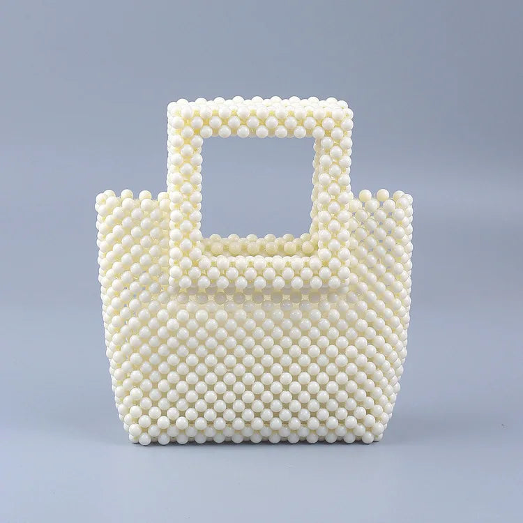 Luxury Beaded Square hand bag Colorful  Party Clutch Designer  Wedding Women Purses Handbags Chic Purse