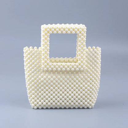 Luxury Beaded Square hand bag Colorful  Party Clutch Designer  Wedding Women Purses Handbags Chic Purse