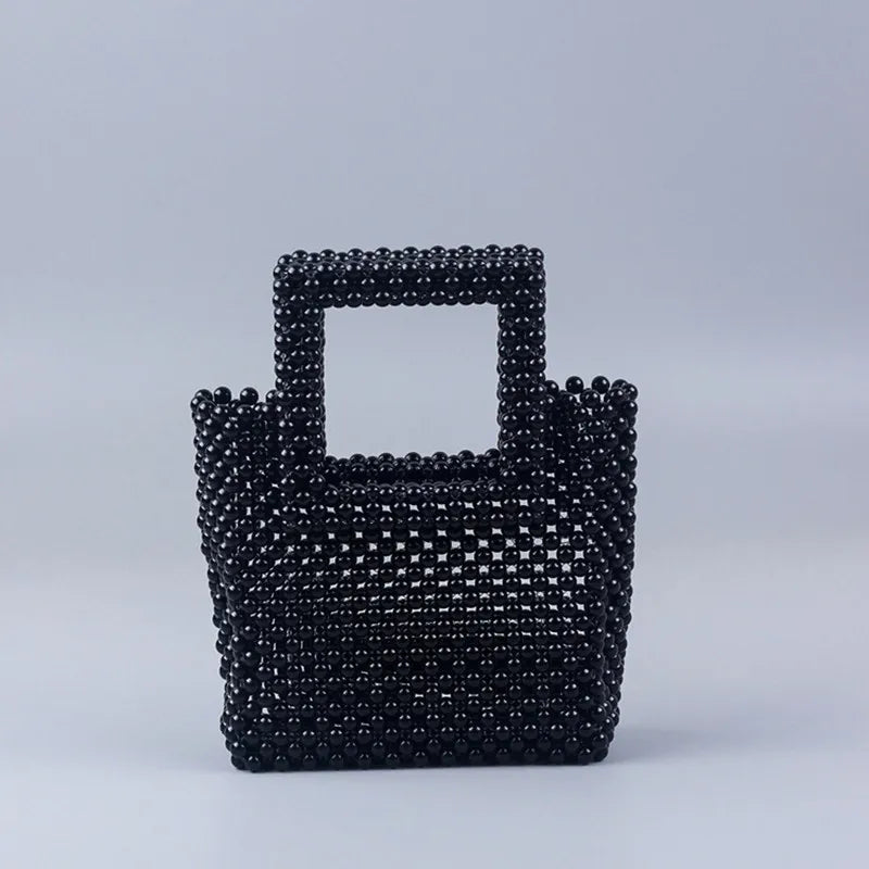Luxury Beaded Square hand bag Colorful  Party Clutch Designer  Wedding Women Purses Handbags Chic Purse