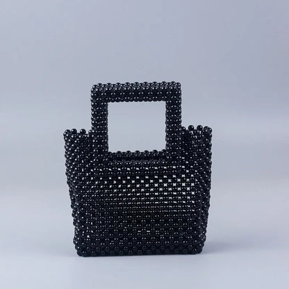 Luxury Beaded Square hand bag Colorful  Party Clutch Designer  Wedding Women Purses Handbags Chic Purse