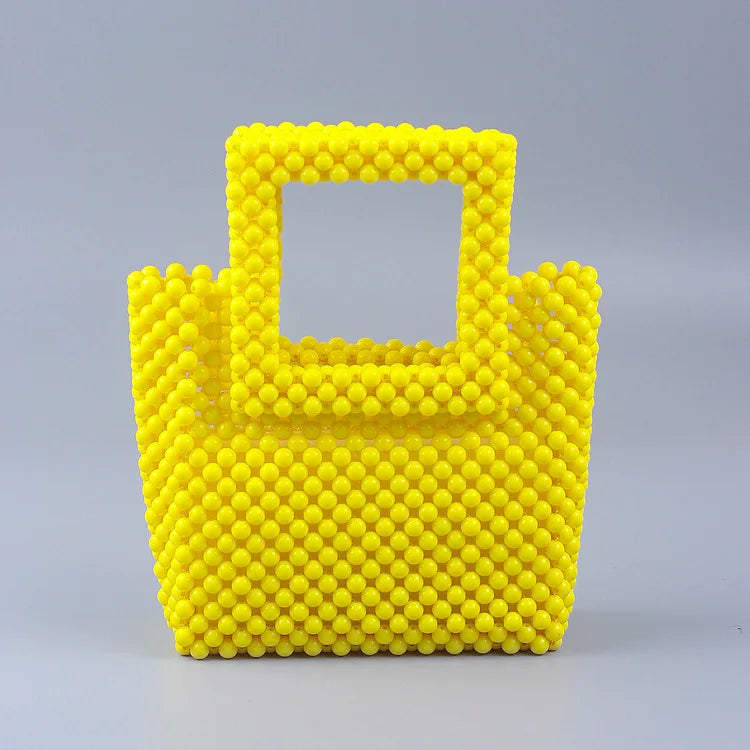 Luxury Beaded Square hand bag Colorful  Party Clutch Designer  Wedding Women Purses Handbags Chic Purse