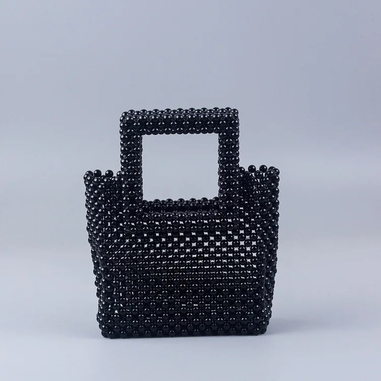 Luxury Beaded Square hand bag Colorful  Party Clutch Designer  Wedding Women Purses Handbags Chic Purse