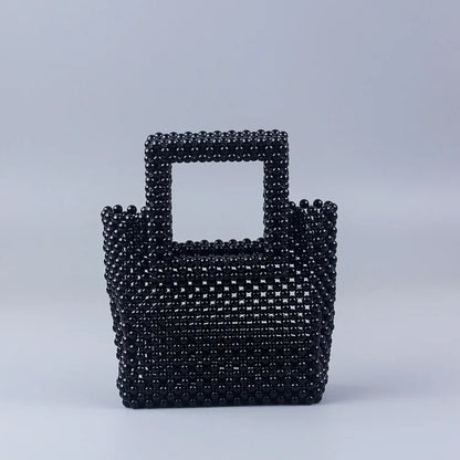 Luxury Beaded Square hand bag Colorful  Party Clutch Designer  Wedding Women Purses Handbags Chic Purse