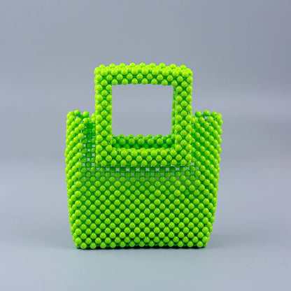 Luxury Beaded Square hand bag Colorful  Party Clutch Designer  Wedding Women Purses Handbags Chic Purse