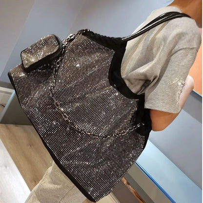 Luxury Big Handbags Women Bags Designer Crossbody Bags for Women New Purses And Handbags High Quality Diamond Tote Bag Bolsa
