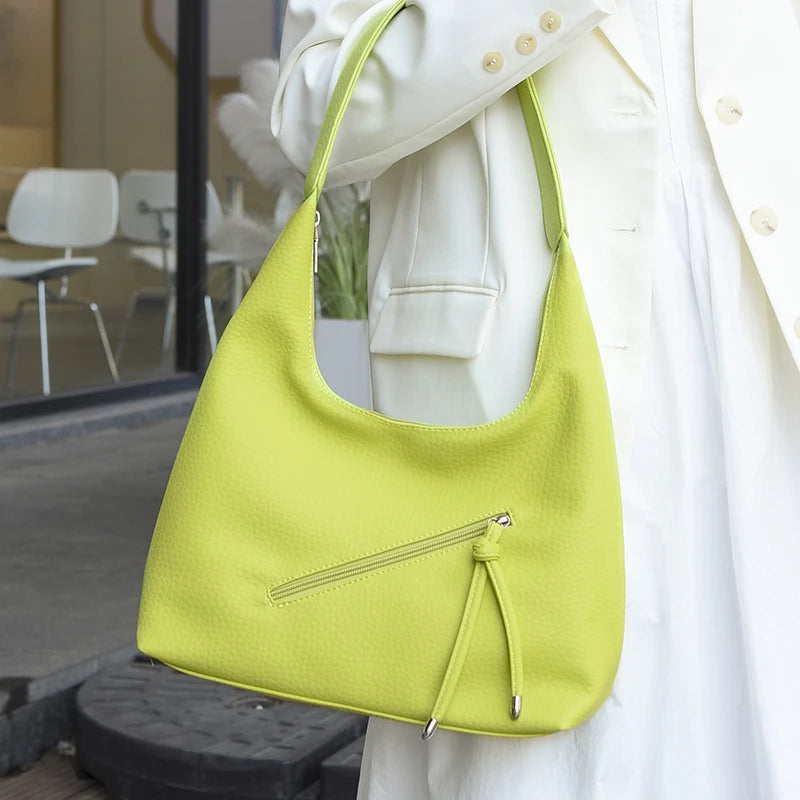 Luxury Brand Bag Leather Tote Handbag 2023 Casual Shoulder Bag Elegant Crossbody Bag for Women Large Capacity Shopper Bolsa Sac