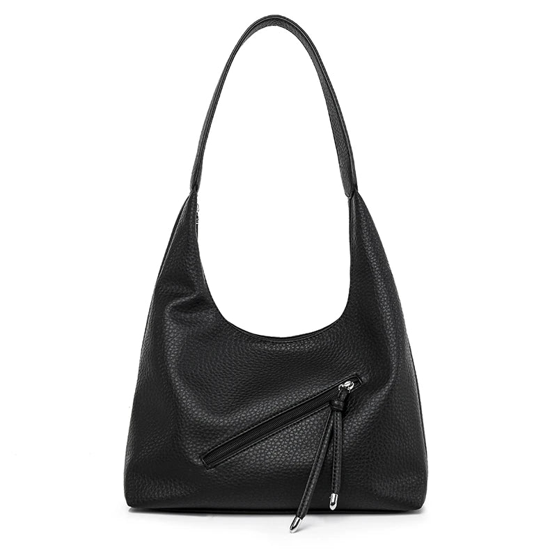 Luxury Brand Bag Leather Tote Handbag 2023 Casual Shoulder Bag Elegant Crossbody Bag for Women Large Capacity Shopper Bolsa Sac