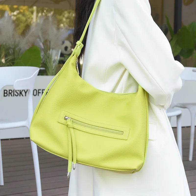 Luxury Brand Bag Leather Tote Handbag 2023 Casual Shoulder Bag Elegant Crossbody Bag for Women Large Capacity Shopper Bolsa Sac