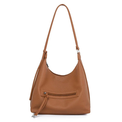 Luxury Brand Bag Leather Tote Handbag 2023 Casual Shoulder Bag Elegant Crossbody Bag for Women Large Capacity Shopper Bolsa Sac
