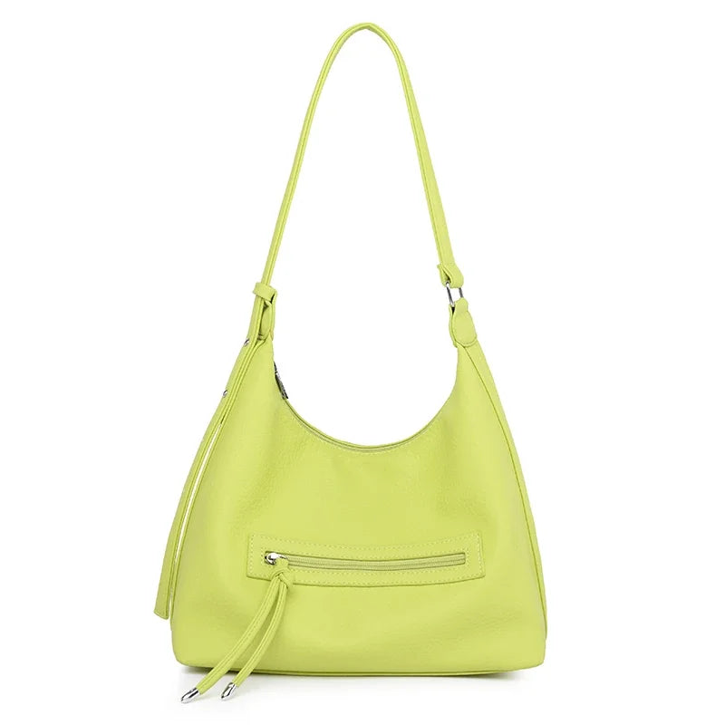 Luxury Brand Bag Leather Tote Handbag 2023 Casual Shoulder Bag Elegant Crossbody Bag for Women Large Capacity Shopper Bolsa Sac