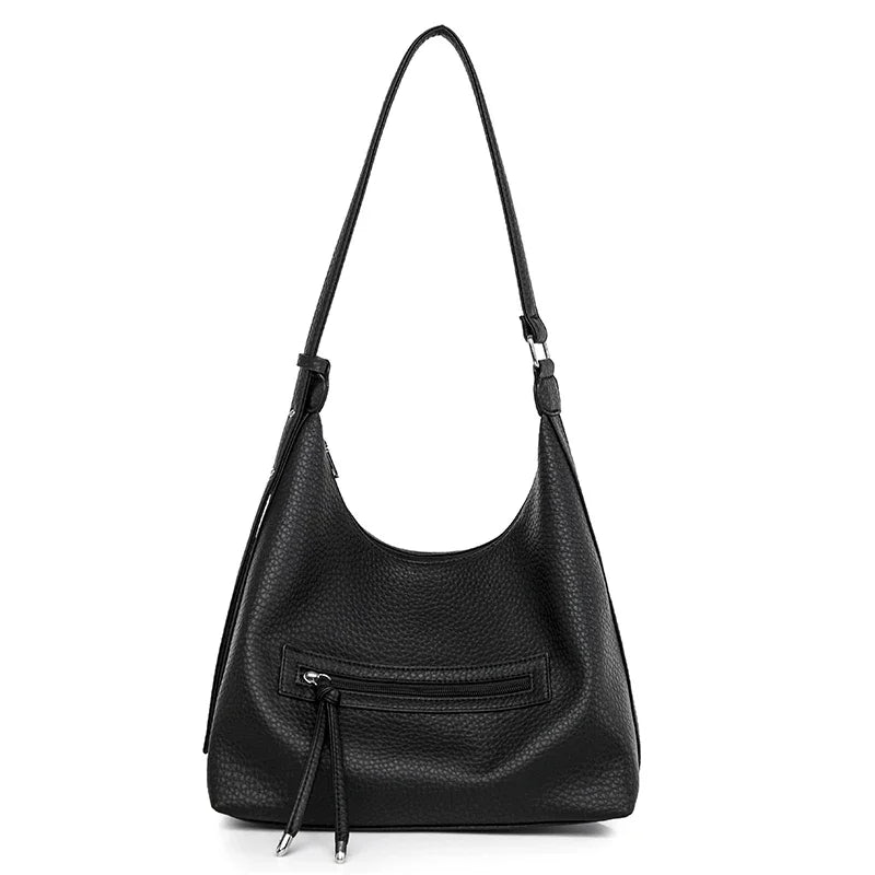 Luxury Brand Bag Leather Tote Handbag 2023 Casual Shoulder Bag Elegant Crossbody Bag for Women Large Capacity Shopper Bolsa Sac