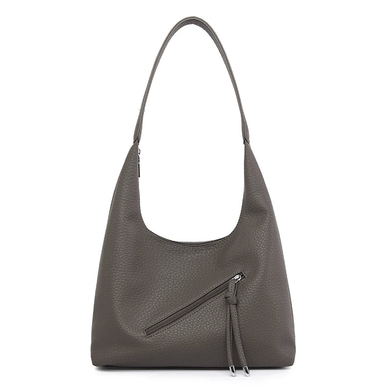 Luxury Brand Bag Leather Tote Handbag 2023 Casual Shoulder Bag Elegant Crossbody Bag for Women Large Capacity Shopper Bolsa Sac