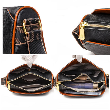 Luxury Brand Cow Leather Women Handbags Designer Shoulder Crossbody Bags For Women 2022 Fashion Genuine Leather 3 Layer Tote Sac
