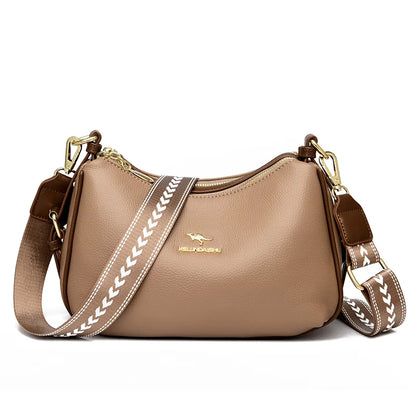 Luxury Brand Female Shoulder Bag Genuine Leather Women's Crossbody Bags Fashion Trend Designer Girl's Handbag Wallet Sac A Main