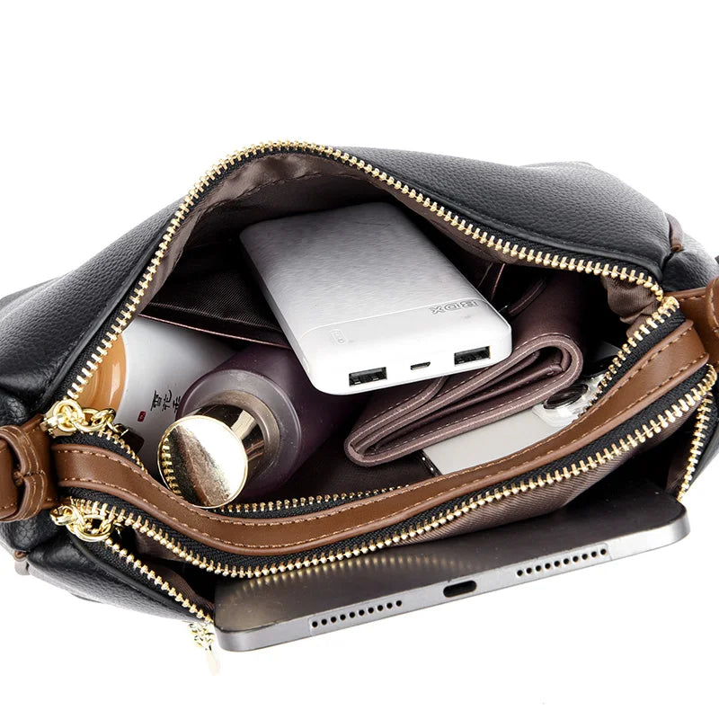 Luxury Brand Female Shoulder Bag Genuine Leather Women's Crossbody Bags Fashion Trend Designer Girl's Handbag Wallet Sac A Main