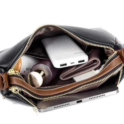 Luxury Brand Female Shoulder Bag Genuine Leather Women's Crossbody Bags Fashion Trend Designer Girl's Handbag Wallet Sac A Main