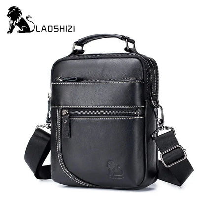 Luxury Brand Genuine Leather Men Messenger Large Capacity Crossbody Bag Designer Men's Shoulder Bags Male Handbag