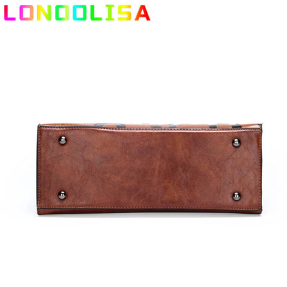 Luxury Brand Handbags and Purses Women 3 Pcs/sets Designer Shoulder Messenger Bags for Ladies Casual Totes Crossbody Shopper Sac