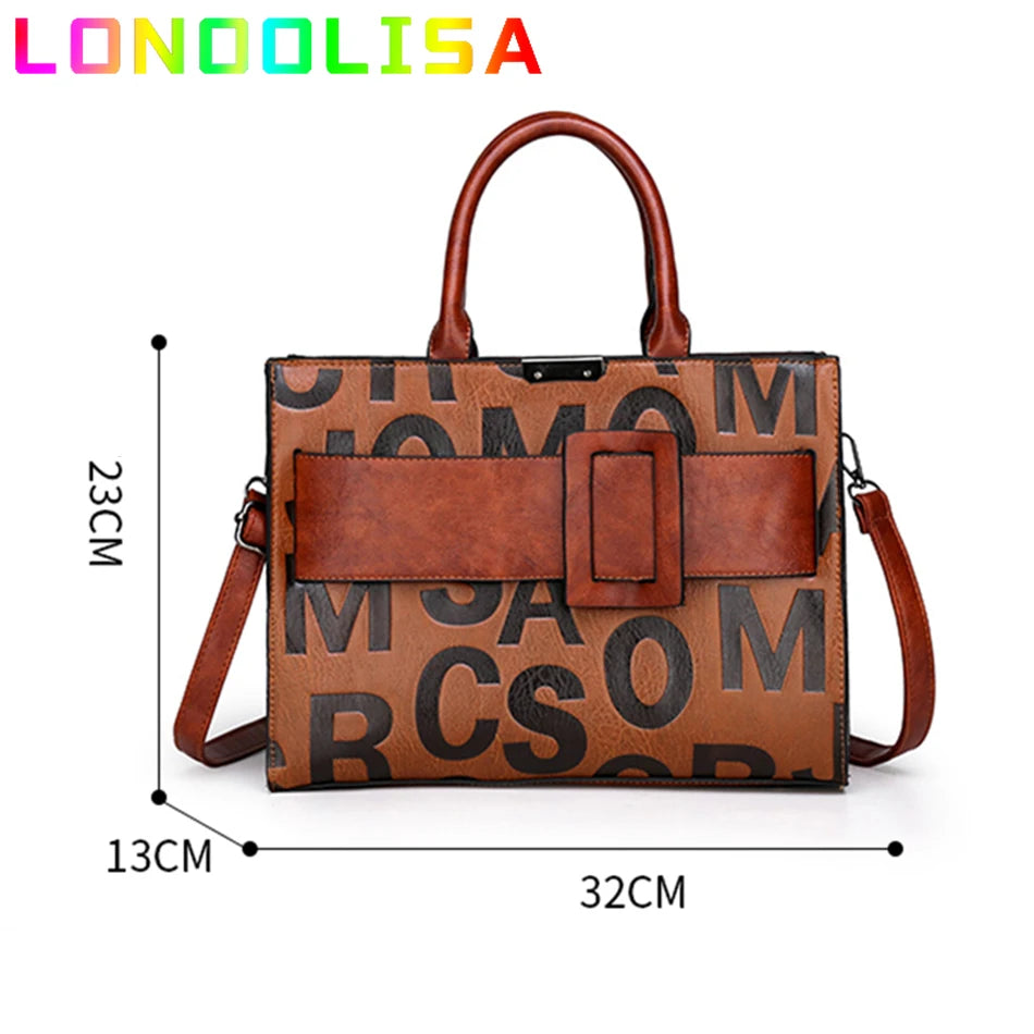Luxury Brand Handbags and Purses Women 3 Pcs/sets Designer Shoulder Messenger Bags for Ladies Casual Totes Crossbody Shopper Sac