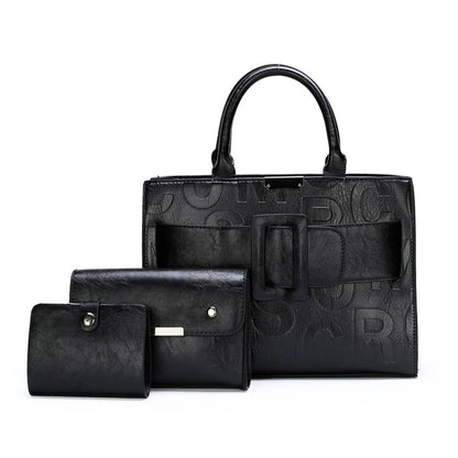 Luxury Brand Handbags and Purses Women 3 Pcs/sets Designer Shoulder Messenger Bags for Ladies Casual Totes Crossbody Shopper Sac