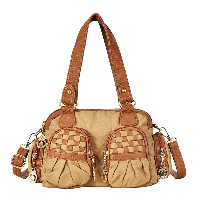 Luxury Brand Soft sheepskin Shoulder Bag High Quality Female Shopping Bag Fashion Women's Totes Bags Autumn Winter Lady Handbags