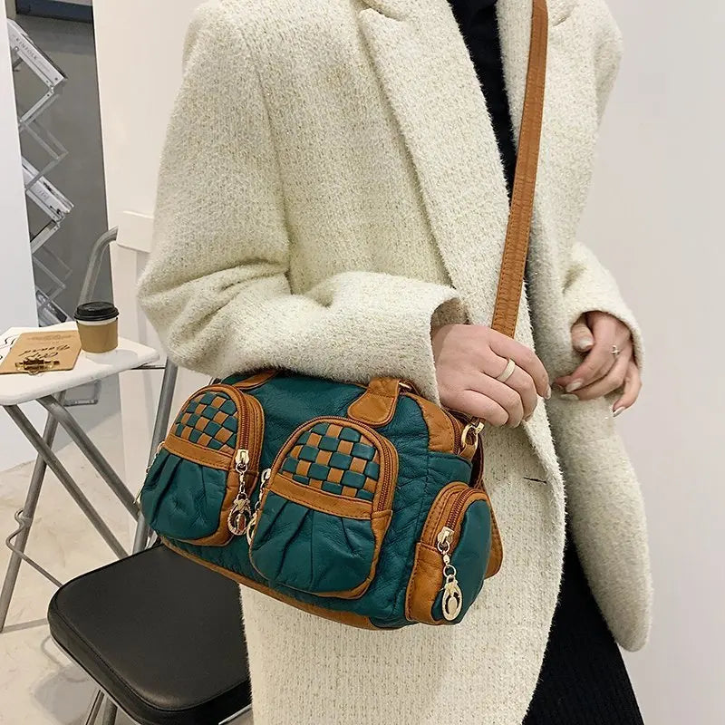 Luxury Brand Soft sheepskin Shoulder Bag High Quality Female Shopping Bag Fashion Women's Totes Bags Autumn Winter Lady Handbags