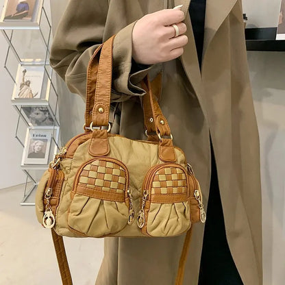 Luxury Brand Soft sheepskin Shoulder Bag High Quality Female Shopping Bag Fashion Women's Totes Bags Autumn Winter Lady Handbags