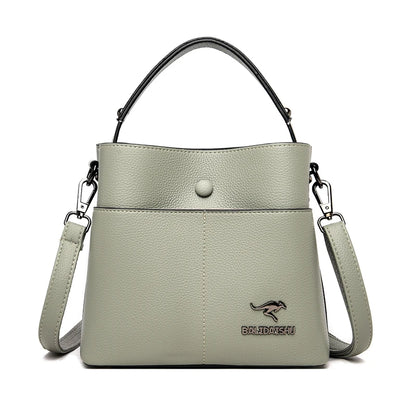 Luxury Brand Women Shoulder Bags High Quality PU Leather Bucket Tote bag Fashion Ladies Handbags Designers Female Crossbody Bag
