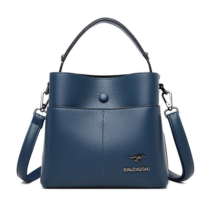 Luxury Brand Women Shoulder Bags High Quality PU Leather Bucket Tote bag Fashion Ladies Handbags Designers Female Crossbody Bag
