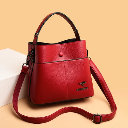 Luxury Brand Women Shoulder Bags High Quality PU Leather Bucket Tote bag Fashion Ladies Handbags Designers Female Crossbody Bag