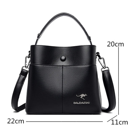 Luxury Brand Women Shoulder Bags High Quality PU Leather Bucket Tote bag Fashion Ladies Handbags Designers Female Crossbody Bag