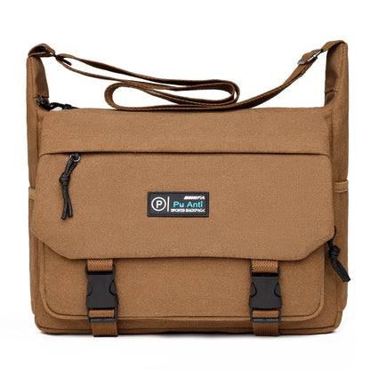 Luxury Canvas Crossbody Bags For Man Shoulder Bag Travel Casual Satchels Wide Straps Fashion Top-handle Bag Handbag Tote