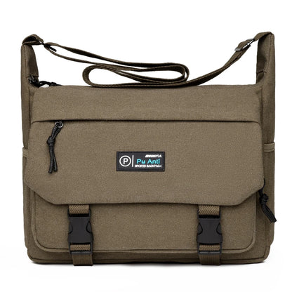 Luxury Canvas Crossbody Bags For Man Shoulder Bag Travel Casual Satchels Wide Straps Fashion Top-handle Bag Handbag Tote