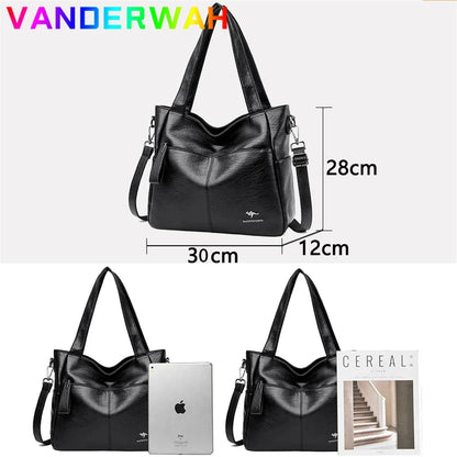 Luxury Casual Tote Women Bag High Quality Leather Ladies Hand Bags for Women 2021 Shoulder Bag Big Crossbody Bags Sac A Main